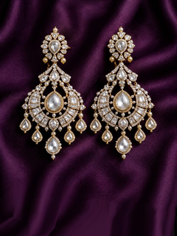 Diamond Finish Earrings